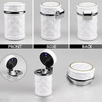 Universal LED Light Car Ashtray Cigarette Holder Car Accessories Portable Luxurious Design Ashtrays For Cars Stevvex