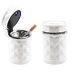 Universal LED Light Car Ashtray Cigarette Holder Car Accessories Portable Luxurious Design Ashtrays For Cars Stevvex