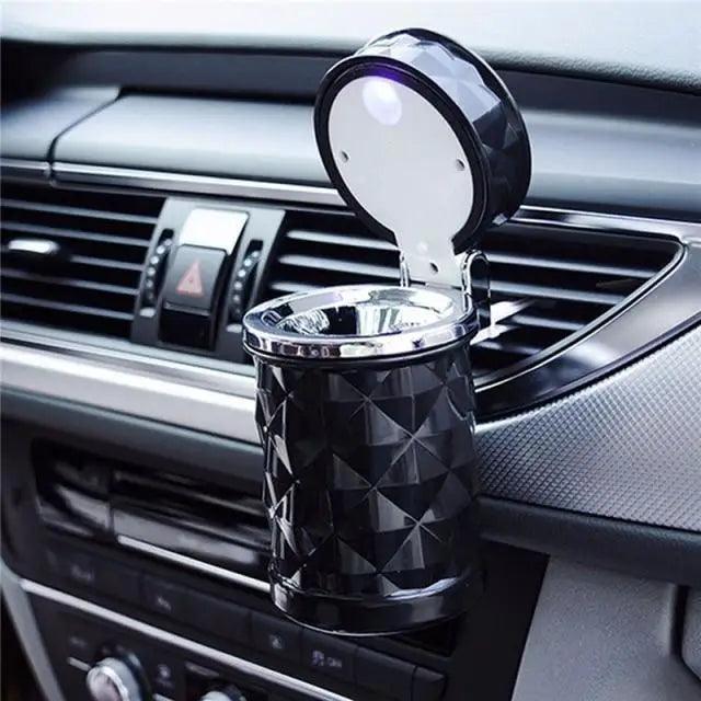 Universal LED Light Car Ashtray Cigarette Holder Car Accessories Portable Luxurious Design Ashtrays For Cars Stevvex