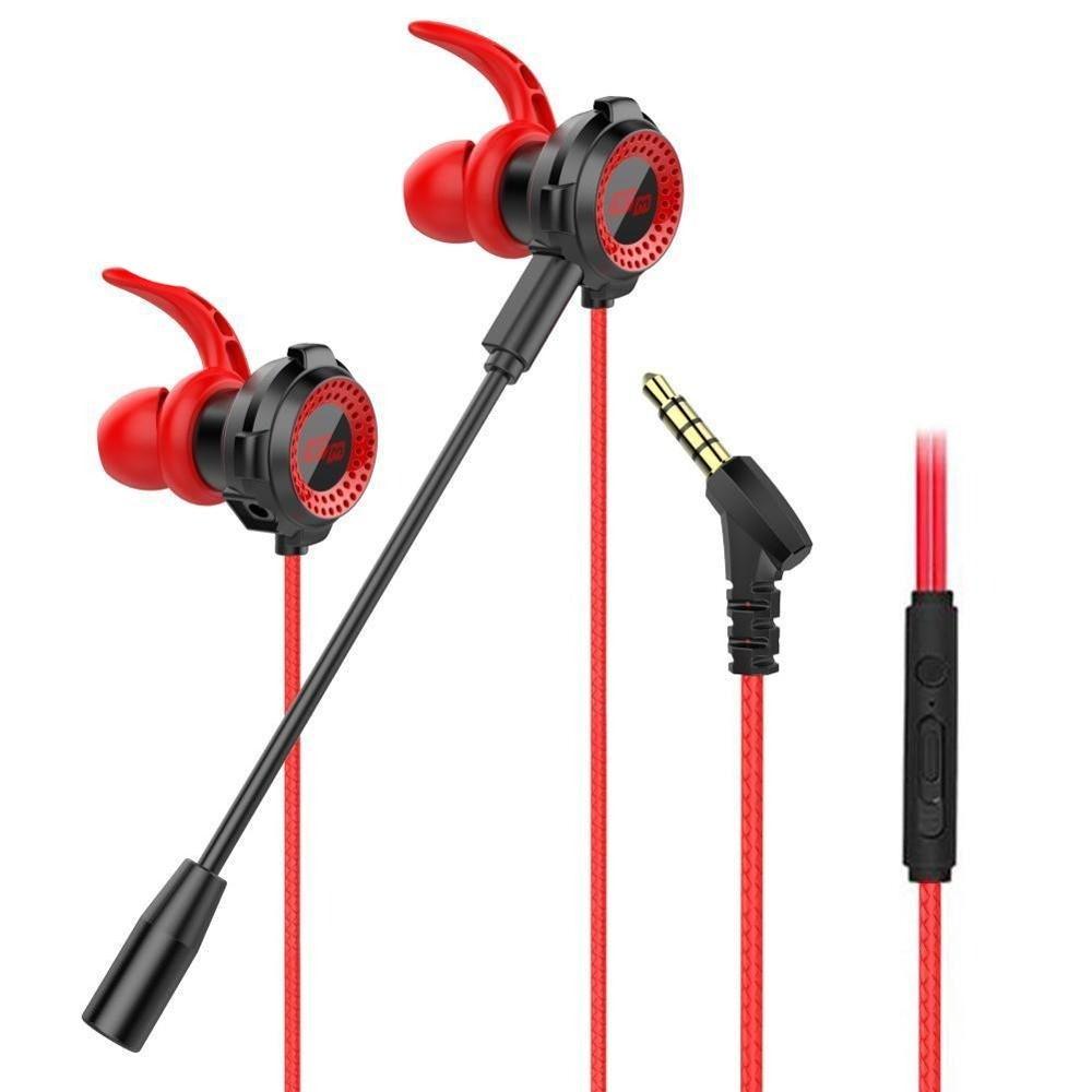 Universal Portable Dynamic Ultra-Low Latency Bluetooth Headphones, 25H Playtime Earbuds for Gaming, Noise Cancelling Bluetooth Earbud for PC Noise Reduction In-Ear Wired Call Earphones Gaming Computer Earpiece With Stereo Sound Mic Stevvex