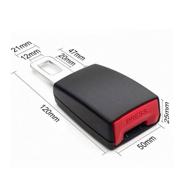Universal Seat Belt Cover Car Safety Belt Extender 3 Size Seat Belt Extension Plug Buckle Seatbelt Clip Automotive Metal Seat Belt Buckle Alarm Stopper Auto Accessories Car Seat Belt Clip Universal Seat Belt Buckle Auto Metal Seat Belts Clip Stevvex
