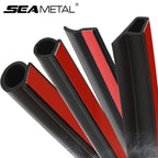 Universal Self Adhesive Auto Rubber Weather Draft Seal Strip Weather-strip for Car Window and Door Car Door Seal Strip Auto Stickers Rubber Noise Insulation Anti-Dust Soundproofing Sealing Strips Interior Accessories Stevvex