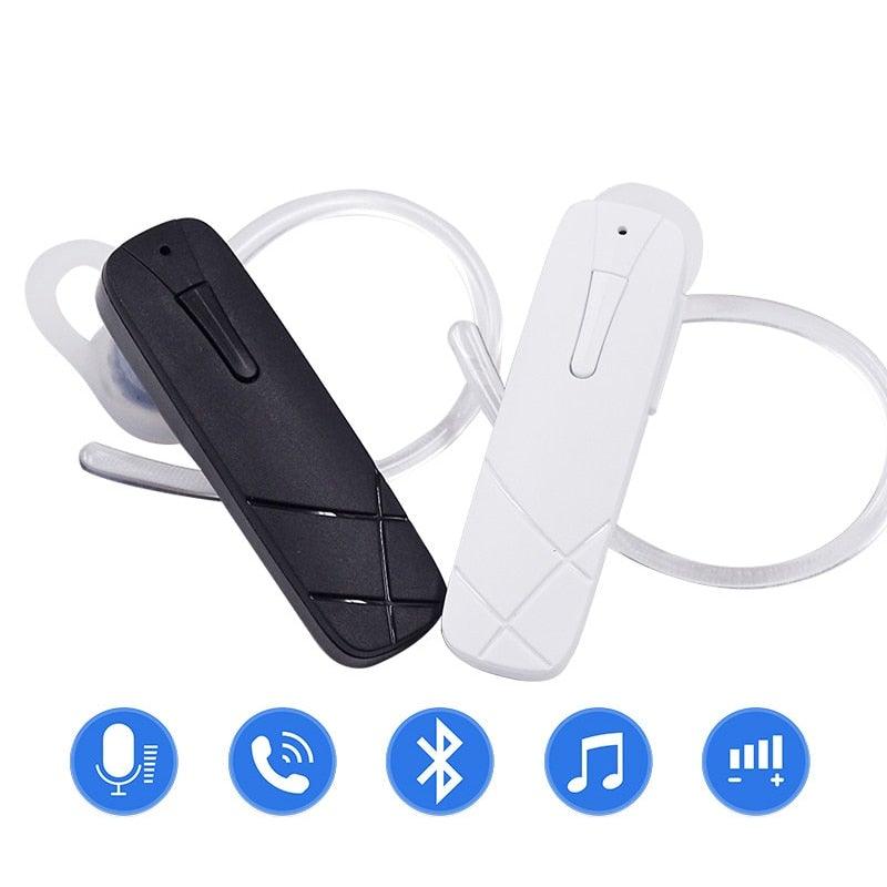 Universal Single Bluetooth Stereo Mini Earphone Handsfree Bluetooth Waterproof Headphone With Mic Ear Hook Gym Workout Sweat Resistance Sport Headset Painless Wearing With Earbuds Comfortable Earphone Stevvex