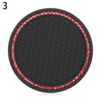 Universal Vehicle Bling Cup Holder Bling Glitter Acrylic Diamond Car Coaster PVC Travel Auto Cup Mats Insert Coaster Anti Slip Crystal Vehicle Bling Car Coasters Pink PVC Travel Auto Cup Holder Insert Coaster Anti Slip Crystal Vehicle Interior Accessories Stevvex