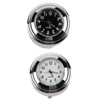 Universal Waterproof 7/8 Motorcycle Bike Handlebar Mount Clock Watch Quartz Watch Motorcycle Handlebar Mount Watch Dial Clock Universal Waterproof Silver Tone Clock Aluminum Luminous Clock For Motorbike