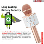 5Core Wireless Karaoke Microphone Bluetooth Mic Portable Handheld Microfonos Inalambricos