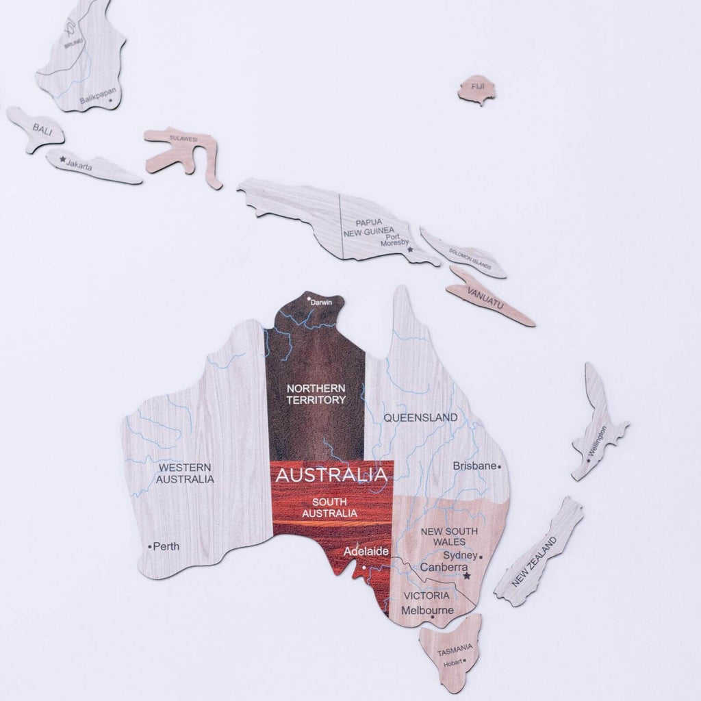 2D Wooden World Map Urban Enjoy The Wood
