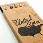 USA Flags Push Pins Enjoy The Wood