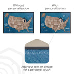 3D Wooden USA Map on Board - Terra - SJB-DIAMOND ELITES