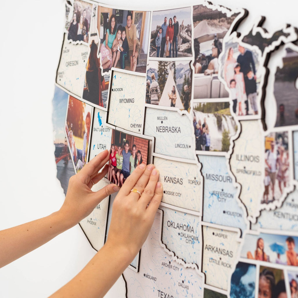 USA Photo Map Pastel - SJB-DIAMOND ELITES
