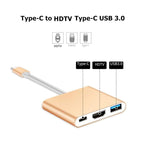 USB C to HDMI 4K VGA Adapter Compatible VGA USB C 3.0 Hub Adapter Charging Power PD Port Compatible For TV Laptop Projector Stevvex