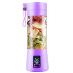 USB Electric Juicer Mini Portable Blender Electric Usb Juice Maker Juicer Bottle Blender Grinder Mixer Rechargeable Juicer Bottle Fruit Mixers Fruit Extractors Multifunction Juice Maker Machine Blender Smoothies Stevvex
