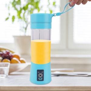 USB Electric Juicer Mini Portable Blender Electric Usb Juice Maker Juicer Bottle Blender Grinder Mixer Rechargeable Juicer Bottle Fruit Mixers Fruit Extractors Multifunction Juice Maker Machine Blender Smoothies Stevvex