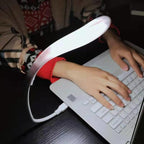 USB LED Read Study Work Desk Plug-in Light Lamp Touch Telescopic Portable Foldable Light Night Light Eye Protection Desk Light Decorative Table Lamp Cute Study Lamps for Bedroom Décor Stevvex