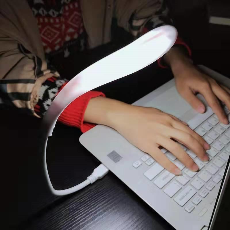 USB LED Read Study Work Desk Plug-in Light Lamp Touch Telescopic Portable Foldable Light Night Light Eye Protection Desk Light Decorative Table Lamp Cute Study Lamps for Bedroom Décor Stevvex