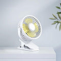 USB Mini Fan Mini Student Class Dormitory Quiet Office Desktop Clip Charging Fan Ultra Long Range Silent Clip Fan Rechargeable Fan with 3 Speeds Strong Clamp 360°Rotate Personal Fan for Office Home Stevvex