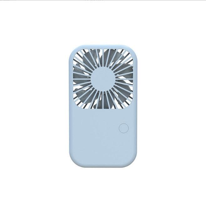 USB Mini Fan Portable Pocket Fan Cartoon Handheld Desktop Rechargeable Standing Fan Three Gear Wind Speed Regulation Battery Operated USB Small Fan with 3 Speeds for Home Office Car Outdoor Travel Stevvex