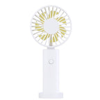 USB Mini Fan Portable Pocket Fan Cartoon Handheld Desktop Rechargeable Standing Fan Three Gear Wind Speed Regulation Battery Operated USB Small Fan with 3 Speeds for Home Office Car Outdoor Travel Stevvex