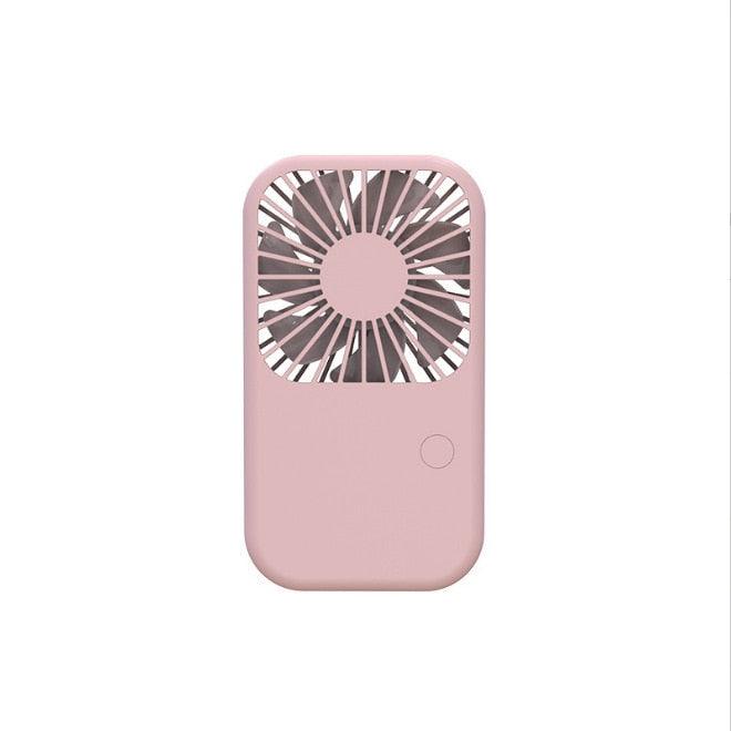 USB Mini Fan Portable Pocket Fan Cartoon Handheld Desktop Rechargeable Standing Fan Three Gear Wind Speed Regulation Battery Operated USB Small Fan with 3 Speeds for Home Office Car Outdoor Travel Stevvex