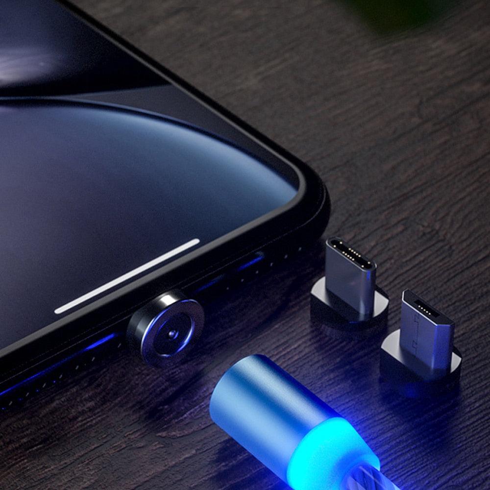 USB Phone  Magnet Phone Charger Cord Cable Car Phone Charger Mobile USB Magnetic Cable Micro USB Phones Cable Car Data Line Streamer Data Cable Fast Charging 360 Degree Magnetic USB Magnetic Cable Micro USB Magnet Phone Charger Cord Stevvex