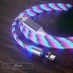USB Phone  Magnet Phone Charger Cord Cable Car Phone Charger Mobile USB Magnetic Cable Micro USB Phones Cable Car Data Line Streamer Data Cable Fast Charging 360 Degree Magnetic USB Magnetic Cable Micro USB Magnet Phone Charger Cord Stevvex