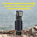 USB Rechargeable Adjustable Flashlight LED Tactical Flashlights With CREE LED Waterproof High Lumens Flashlight For Home Camping Security Electric Cut Use Stevvex