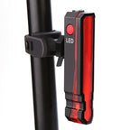 USB Rechargeable Handlebar Headlight Front Bike Light LED Lamp Built-In Rechargeable Bike Light Front And Rear Super Bright Bicycle Headlight And Tail Light Set 4 Lighting Modes