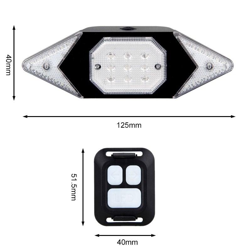 USB Rechargeable Handlebar Headlight Front Bike Light LED Lamp Built-In Rechargeable Bike Light Front And Rear Super Bright Bicycle Headlight And Tail Light Set 4 Lighting Modes