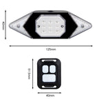 USB Rechargeable Handlebar Headlight Front Bike Light LED Lamp Built-In Rechargeable Bike Light Front And Rear Super Bright Bicycle Headlight And Tail Light Set 4 Lighting Modes