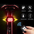 USB Rechargeable Handlebar Headlight Front Bike Light LED Lamp Built-In Rechargeable Bike Light Front And Rear Super Bright Bicycle Headlight And Tail Light Set 4 Lighting Modes