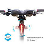 USB Rechargeable Handlebar Headlight Front Bike Light LED Lamp Built-In Rechargeable Bike Light Front And Rear Super Bright Bicycle Headlight And Tail Light Set 4 Lighting Modes