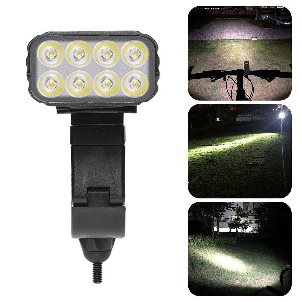USB Rechargeable Handlebar Headlight Front Bike Light LED Lamp Built-In Rechargeable Bike Light Front And Rear Super Bright Bicycle Headlight And Tail Light Set 4 Lighting Modes