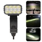 USB Rechargeable Handlebar Headlight Front Bike Light LED Lamp Built-In Rechargeable Bike Light Front And Rear Super Bright Bicycle Headlight And Tail Light Set 4 Lighting Modes