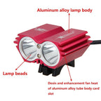 USB Waterproof Bike Light LED Front Bicycle Headlight Dual Lamps Super Bright LED Cycling Bike Light Front Headlight 4 Modes Bikelight Headlamp Rechargeable USB Led Lamp 8000LM Stevvex