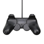 USB Wired Controller Gamepad For Computer Laptop Joystick Black Vibration PC Game Joystick Double Vibration Feedback Motors Fit for PC Computer Stevvex