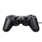 USB Wired Controller Gamepad For Computer Laptop Joystick Black Vibration PC Game Joystick Double Vibration Feedback Motors Fit for PC Computer Stevvex