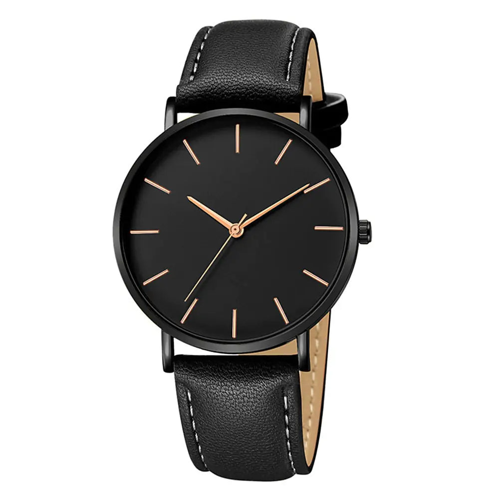 Simple Leather Men's Luxury Watches Pi-Mart