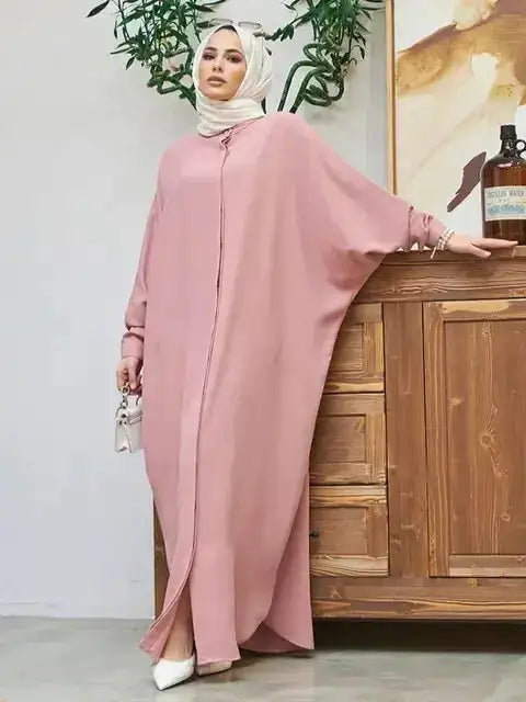 Fashion Single Breasted Muslim Dresses Lootquake LLC