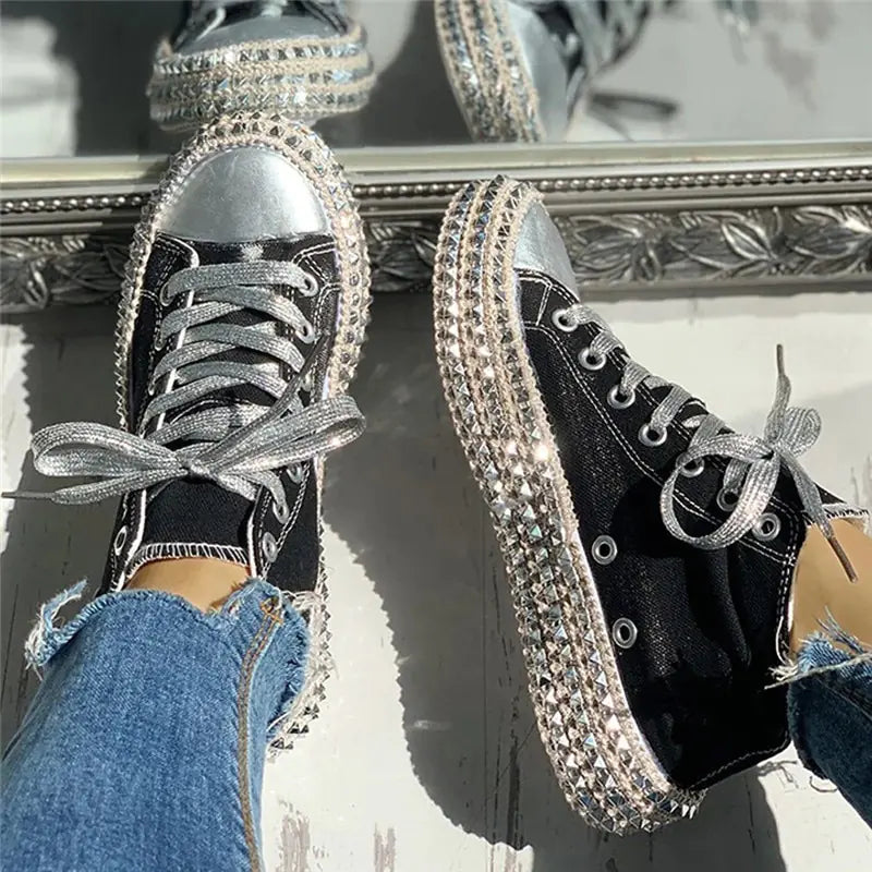 Women Leopard Canvas Shoes Pi-Mart
