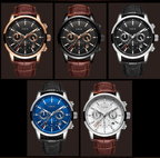 Men's  Waterproof Watch With Chronometers Day View Sport Analog Watches Excellent Look Perfect Gift For Him Stevvex