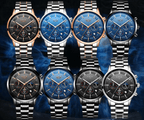 Men's Waterproof  Watch With Chronometers And Date Display Unique Design Perfect Gift Stevvex