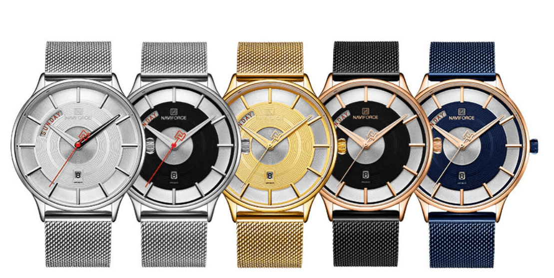 Universal Waterproof Modern Luxury Watch Stainless Steel Hardlex Glass Excellent Design Perfect Gift For Him - SJB-DIAMOND ELITES