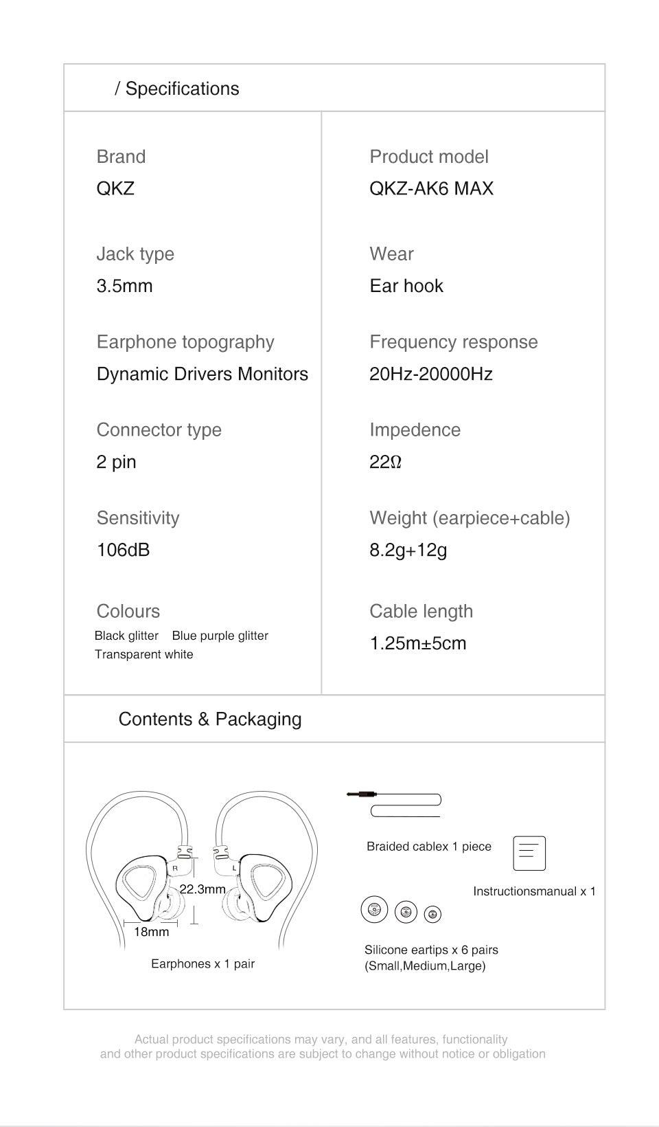 V5.0 HD Stereo Sound Sports Wireless Over-Ear Headphones with Mic, Passive Noise Cancelling Headsets, 9 Hours Battery for Gym Running QKZ AK6 MAX In-Ear Earphone Bass Stereo Earbuds Wired Headphones Noise Cancelling Waterproof Headsets with Microphone Stevvex