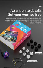 V5.0 HD Stereo Sound Sports Wireless Over-Ear Headphones with Mic, Passive Noise Cancelling Headsets, 9 Hours Battery for Gym Running QKZ AK6 MAX In-Ear Earphone Bass Stereo Earbuds Wired Headphones Noise Cancelling Waterproof Headsets with Microphone Stevvex