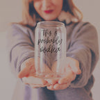 17oz Glass Tumbler With Bamboo Lid And 2 Stainless Straws - Reusable Drink Cup BandsCo Straps