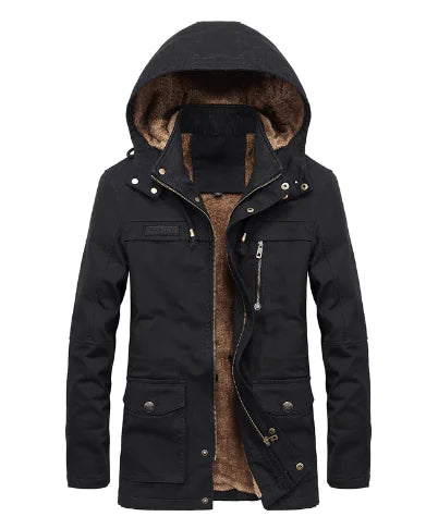 Men's Winter Fleece Thick Windbreaker Jacket Pi-Mart
