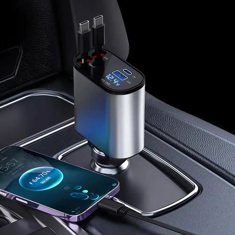 Retractable Car Charger Pi-Mart