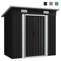 vidaXL Outdoor Storage Shed Garden Shed Patio Metal Storage Backyard Shed Lootquake LLC