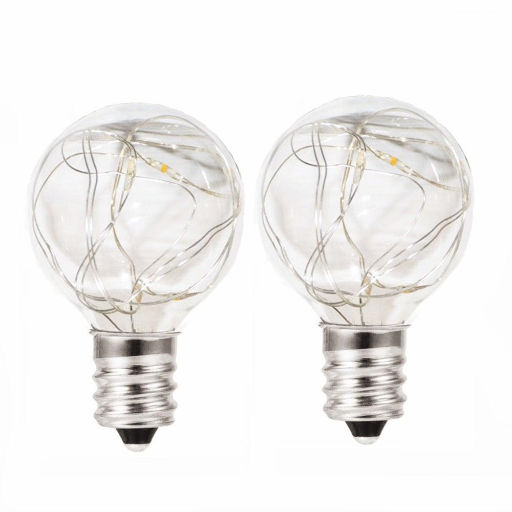 Vanity Tungsten Incandescent Filament Light Bulb For Solar Light Accessories Waterproof Light Bulb Decorative Antique Filament Light Warm Cage Filament Light Bulb for Table Lamp Restaurant Home Office Light Stevvex
