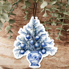 Chinoiserie Vase Hanging Air Freshener For Car Home Office Scented Decorative Preorder BandsCo Straps